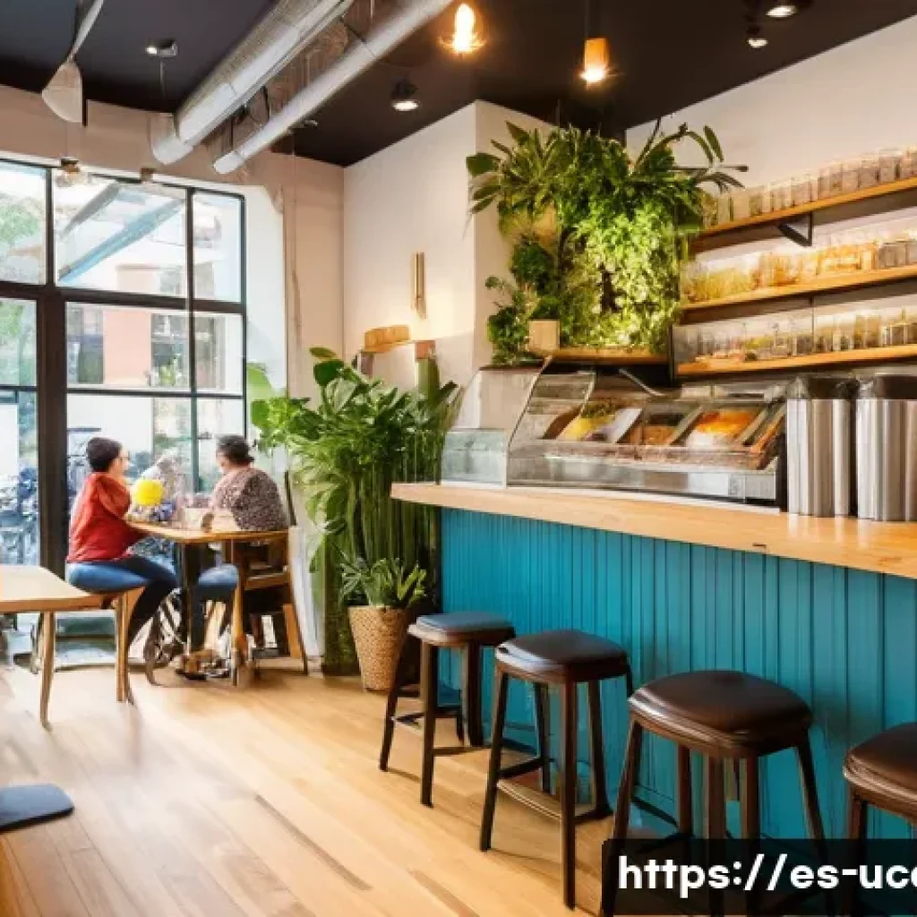 동물카페 창업 준비 - **Prompt 1: A Cozy and Harmonious Pet-Friendly Cafe Scene**
    "A vibrant, wide-angle shot of a bus...